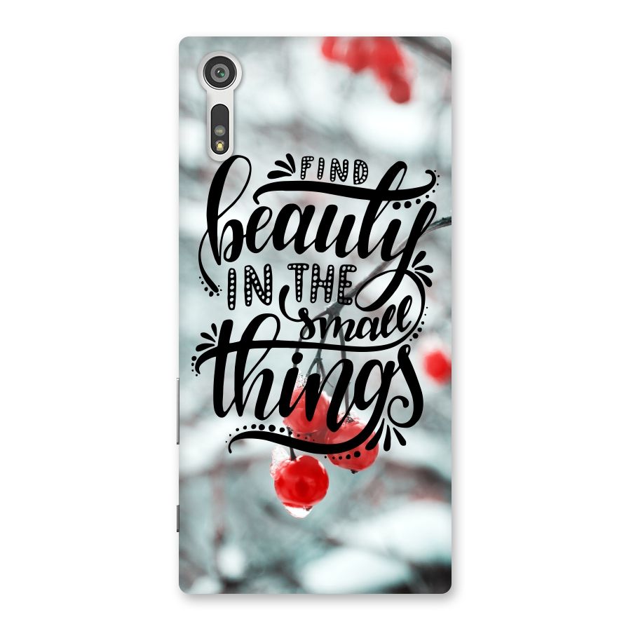 Beauty in Small Things Back Case for Xperia XZ
