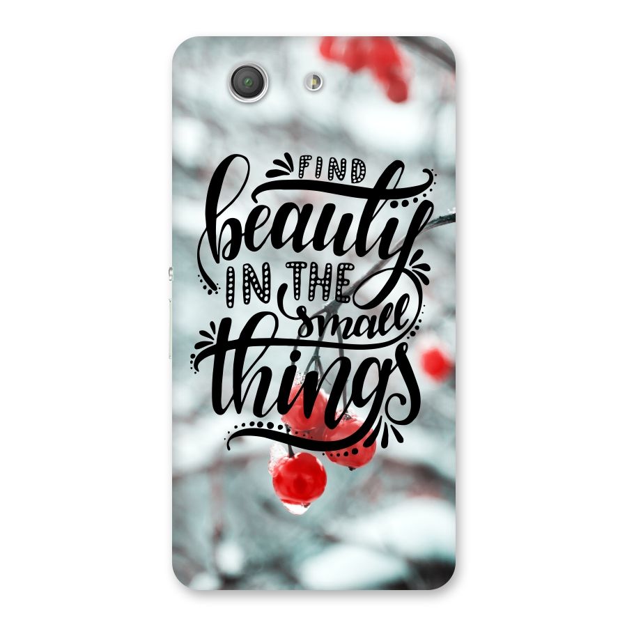 Beauty in Small Things Back Case for Xperia Z3 Compact
