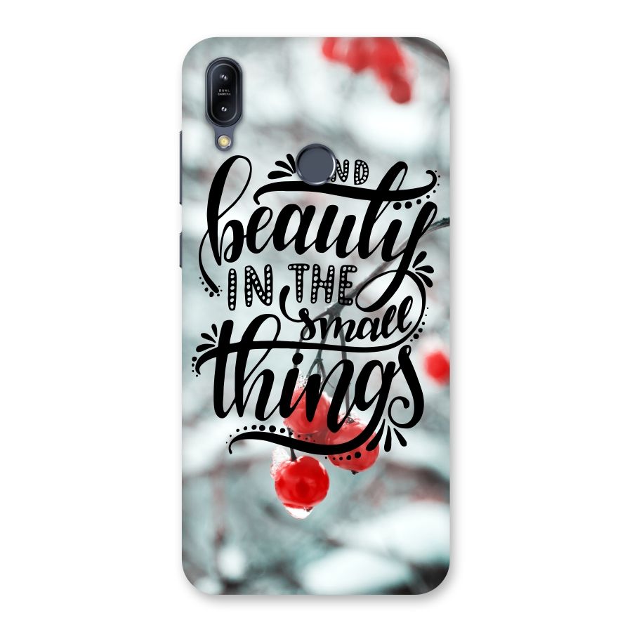 Beauty in Small Things Back Case for Zenfone Max M2