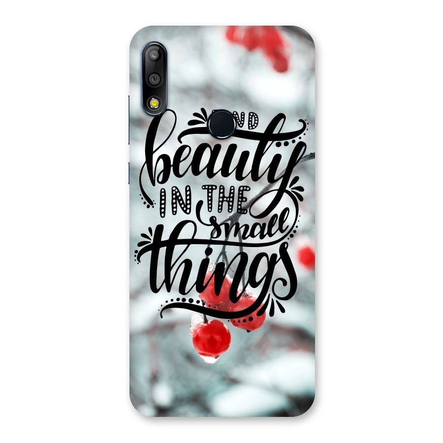 Beauty in Small Things Back Case for Zenfone Max Pro M2
