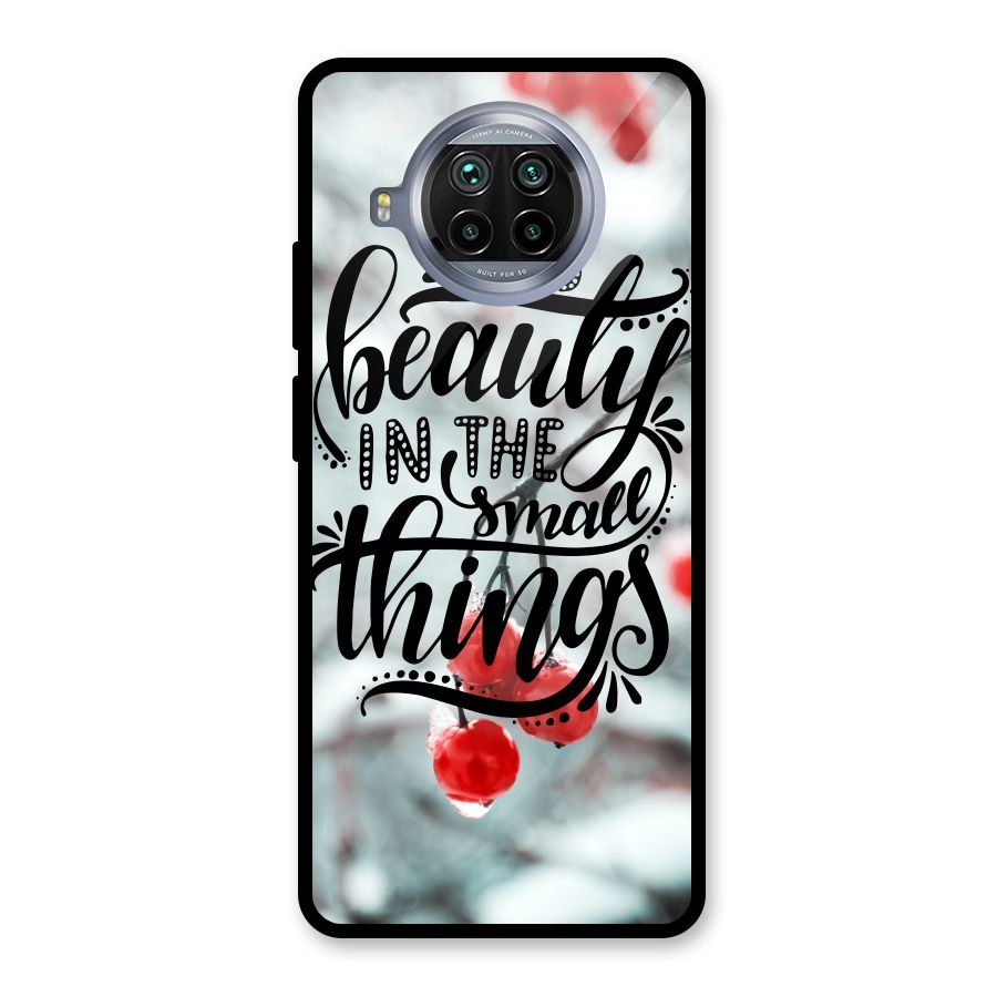 Beauty in Small Things Glass Back Case for Mi 10i