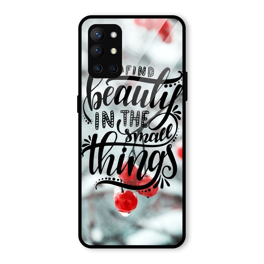 Beauty in Small Things Glass Back Case for OnePlus 9R