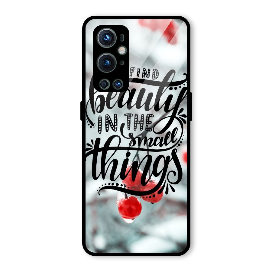 Beauty in Small Things Glass Back Case for OnePlus 9 Pro