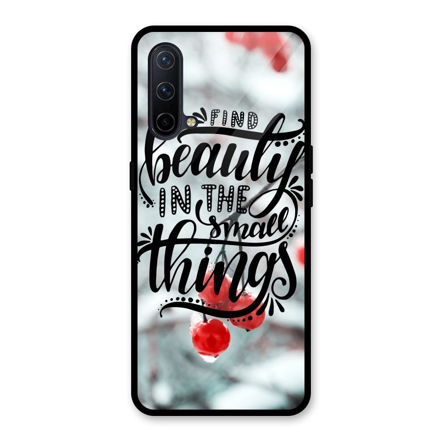 Beauty in Small Things Glass Back Case for OnePlus Nord CE 5G
