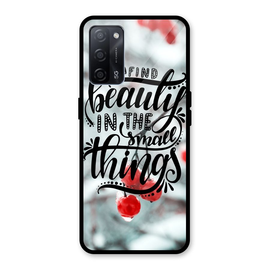 Beauty in Small Things Glass Back Case for Oppo A53s 5G