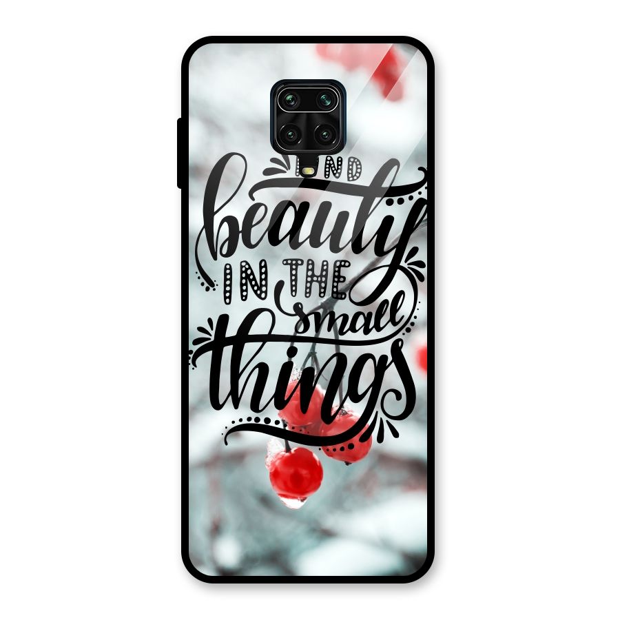 Beauty in Small Things Glass Back Case for Poco M2 Pro