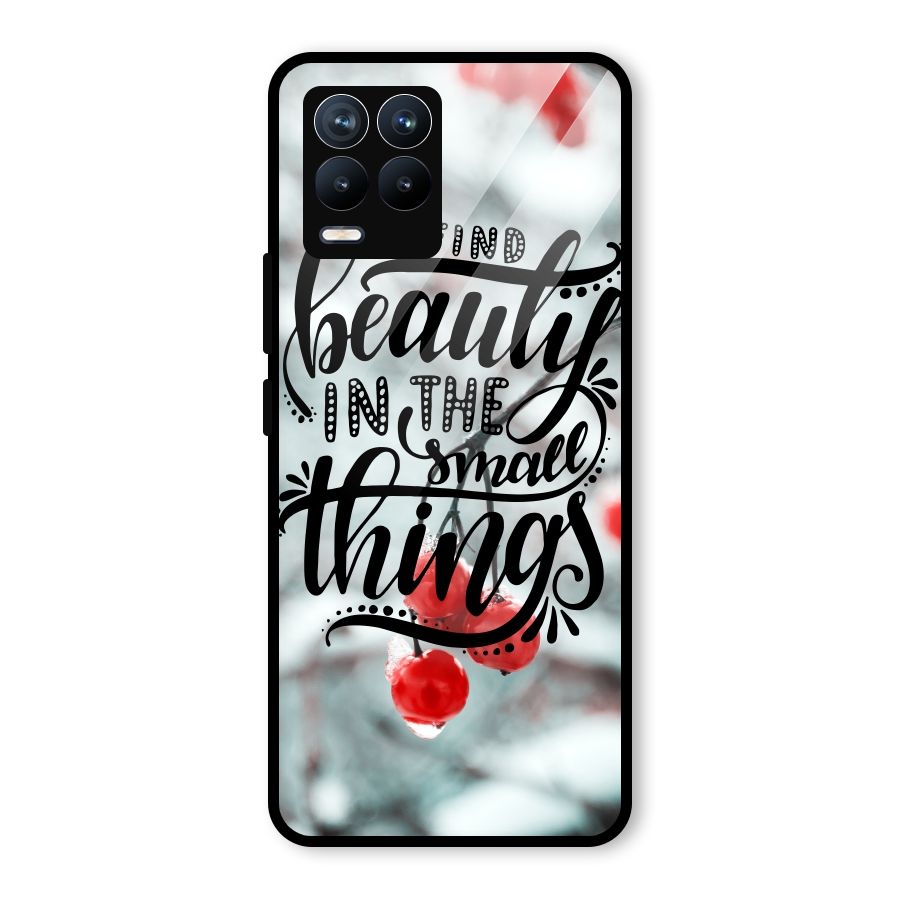Beauty in Small Things Glass Back Case for Realme 8 Pro