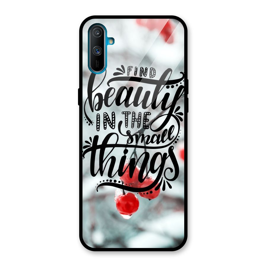 Beauty in Small Things Glass Back Case for Realme C3