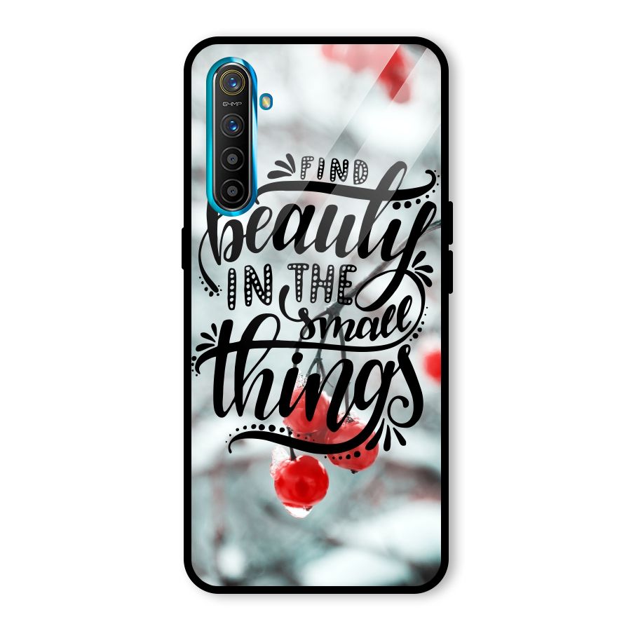 Beauty in Small Things Glass Back Case for Realme XT