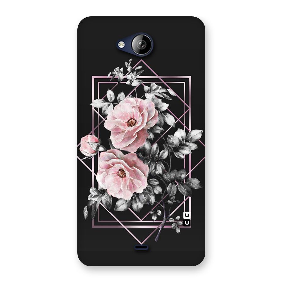 Beguilling Pink Floral Back Case for Canvas Play Q355