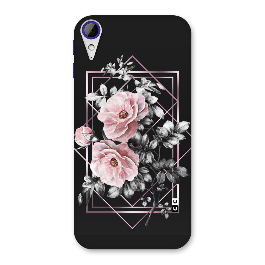 Beguilling Pink Floral Back Case for Desire 830