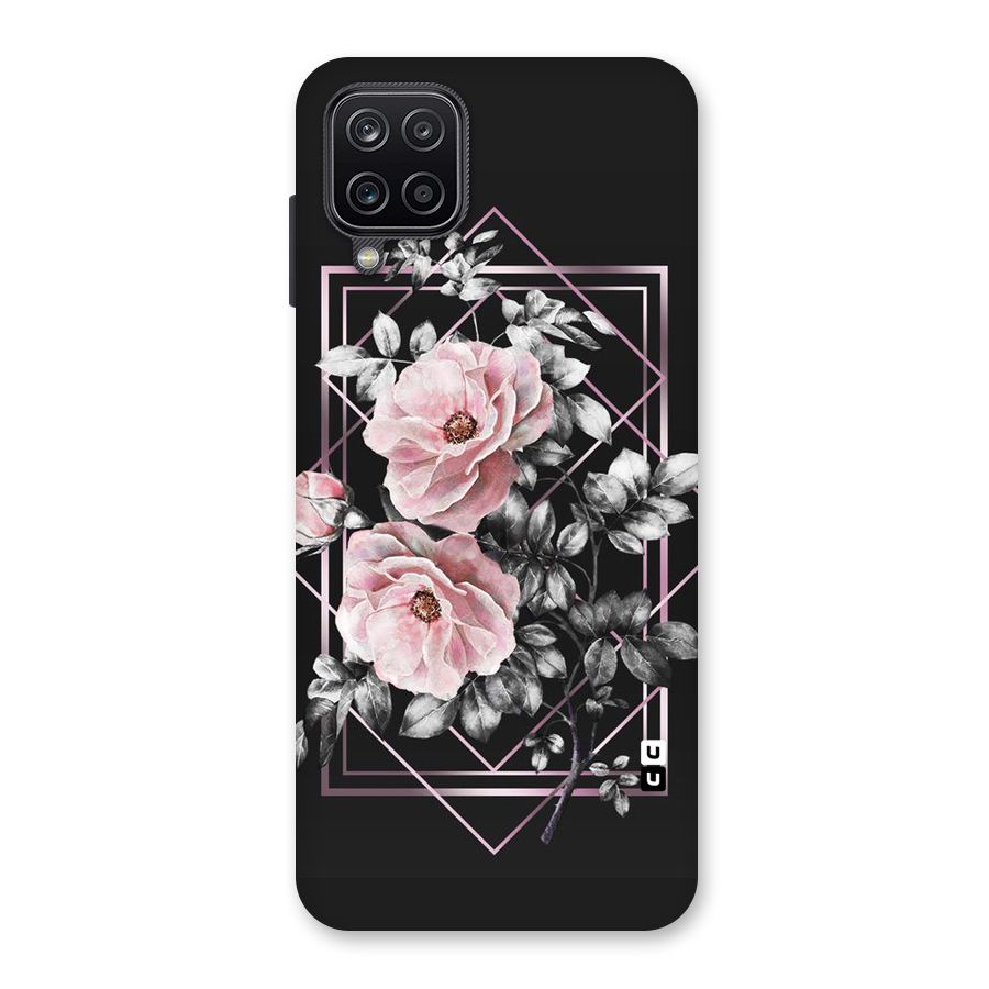Beguilling Pink Floral Back Case for Galaxy A12
