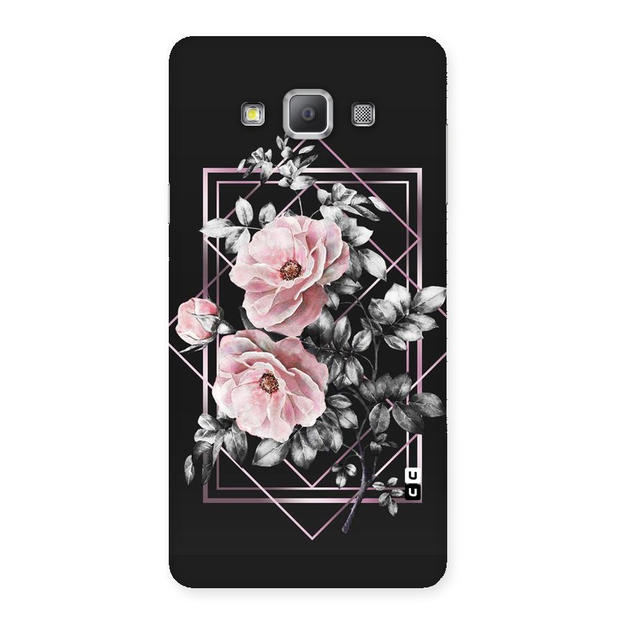 Beguilling Pink Floral Back Case for Galaxy A7