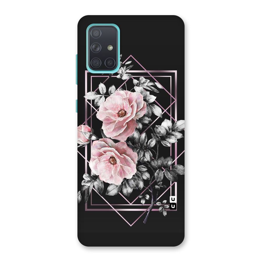 Beguilling Pink Floral Back Case for Galaxy A71