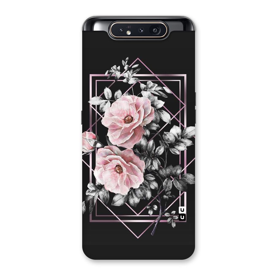 Beguilling Pink Floral Back Case for Galaxy A80