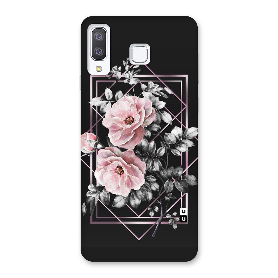Beguilling Pink Floral Back Case for Galaxy A8 Star