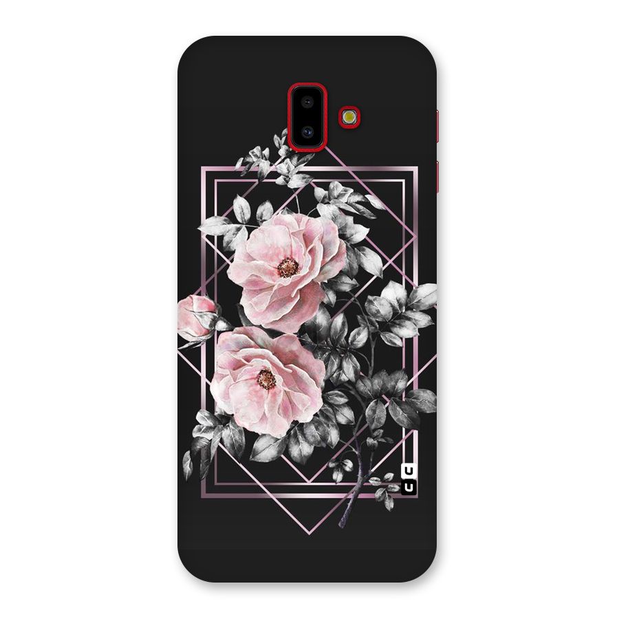 Beguilling Pink Floral Back Case for Galaxy J6 Plus