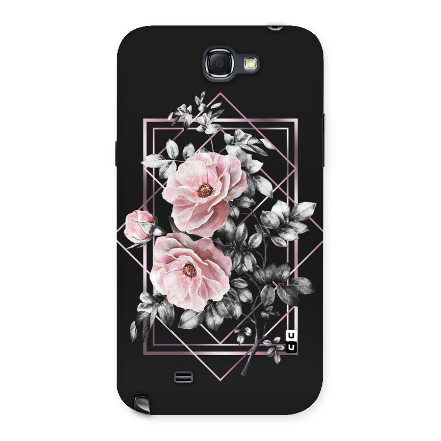 Beguilling Pink Floral Back Case for Galaxy Note 2