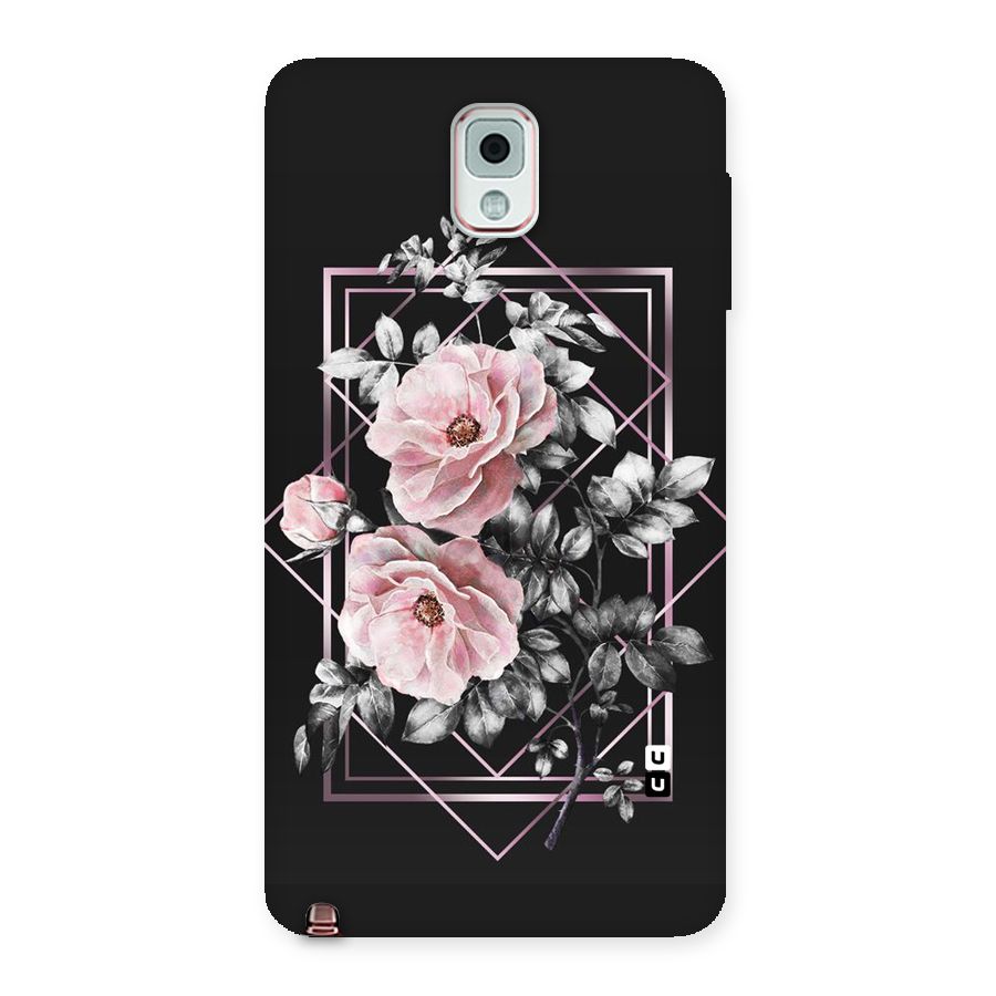 Beguilling Pink Floral Back Case for Galaxy Note 3