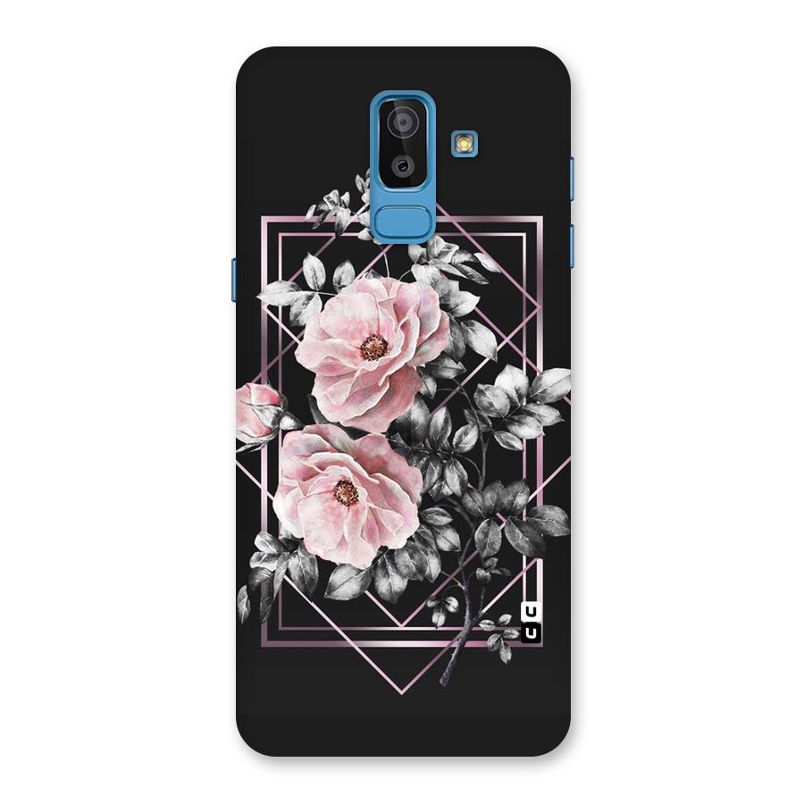 Beguilling Pink Floral Back Case for Galaxy On8 (2018)