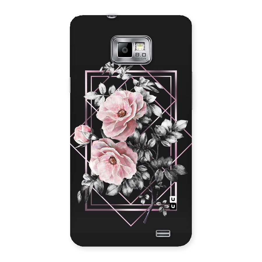 Beguilling Pink Floral Back Case for Galaxy S2