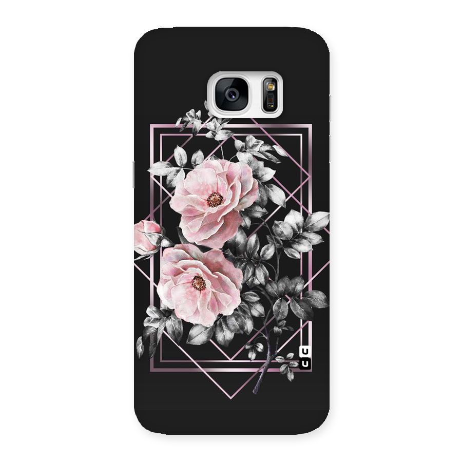 Beguilling Pink Floral Back Case for Galaxy S7 Edge