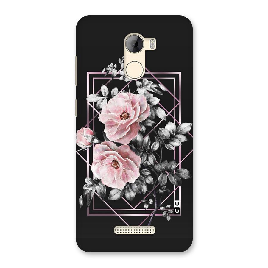 Beguilling Pink Floral Back Case for Gionee A1 LIte