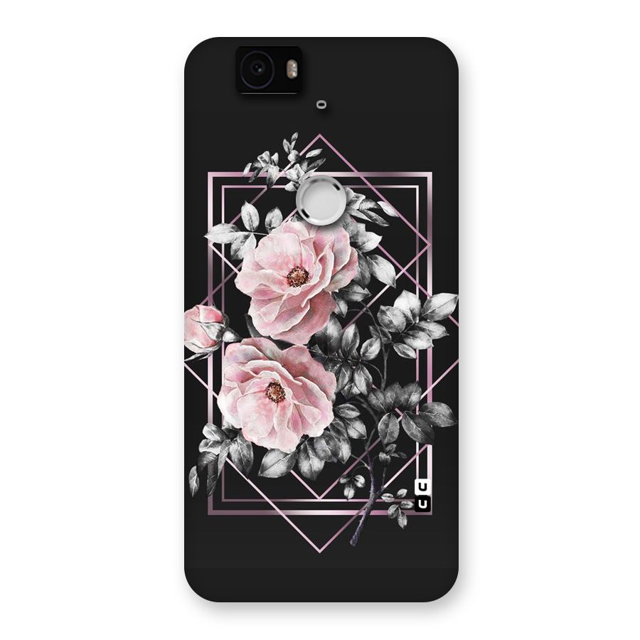 Beguilling Pink Floral Back Case for Google Nexus-6P
