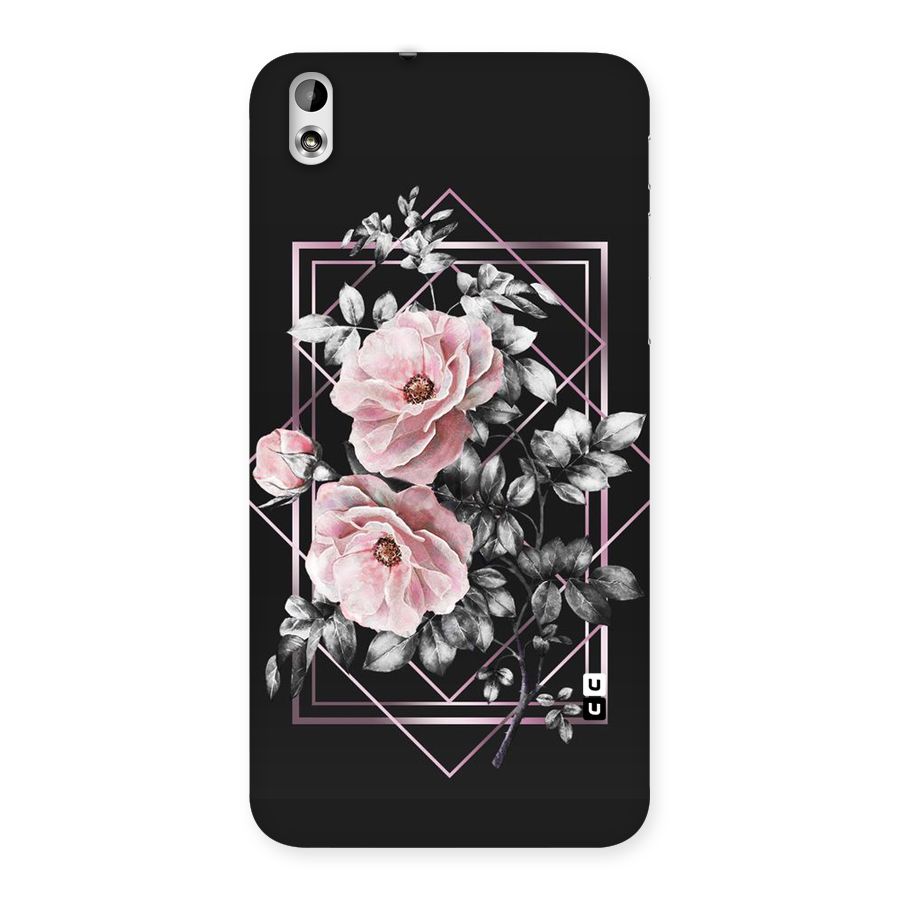 Beguilling Pink Floral Back Case for HTC Desire 816g