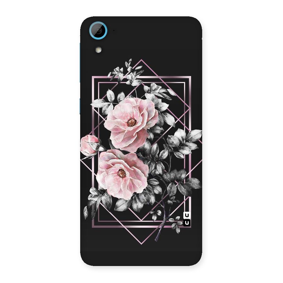 Beguilling Pink Floral Back Case for HTC Desire 826