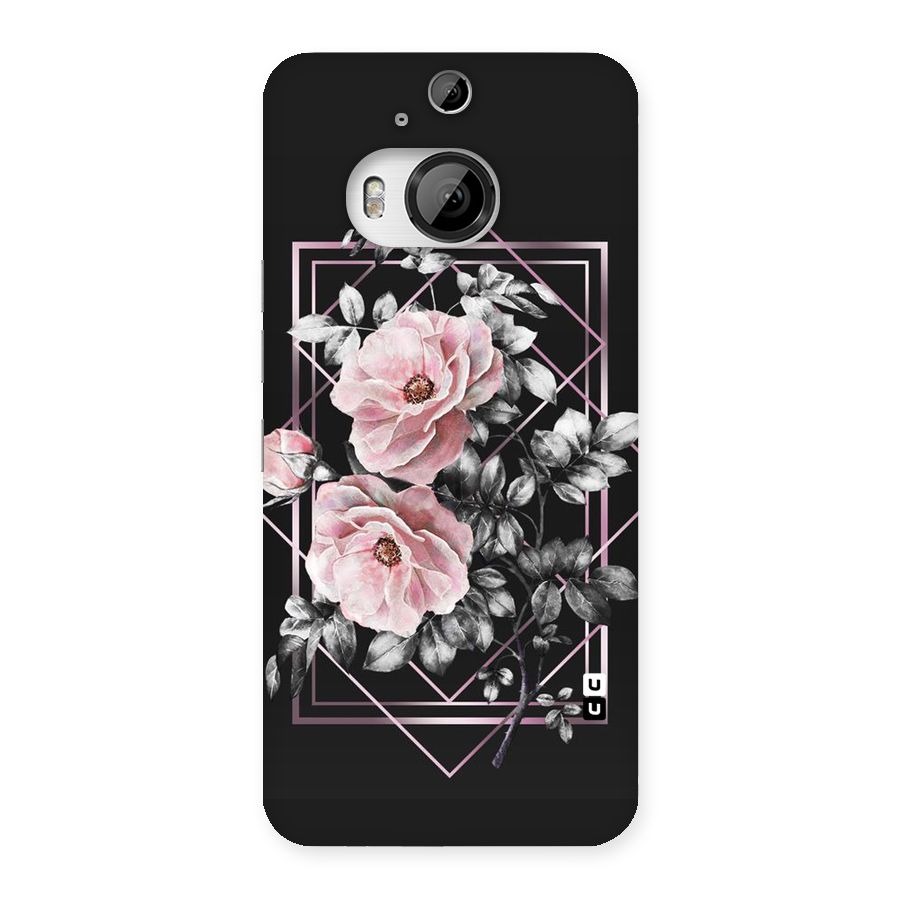 Beguilling Pink Floral Back Case for HTC One M9 Plus
