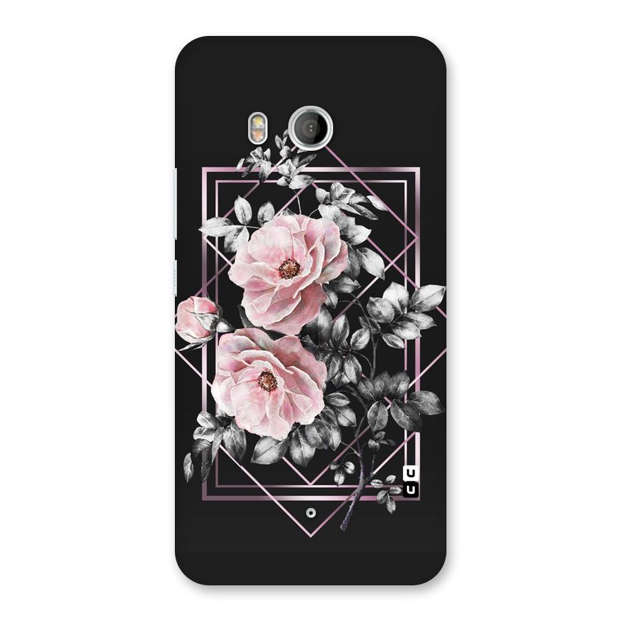 Beguilling Pink Floral Back Case for HTC U11