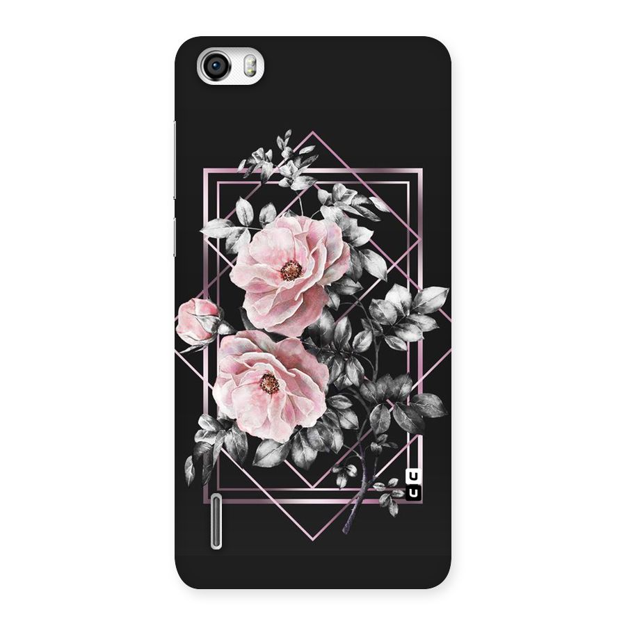 Beguilling Pink Floral Back Case for Honor 6