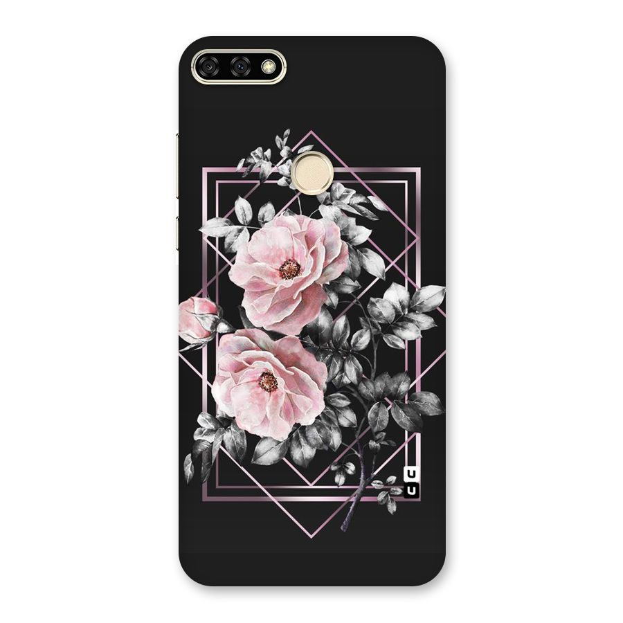 Beguilling Pink Floral Back Case for Honor 7A