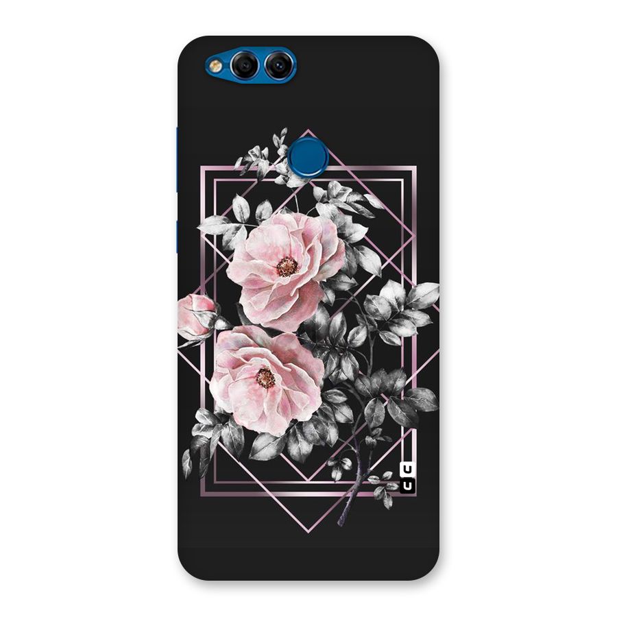 Beguilling Pink Floral Back Case for Honor 7X
