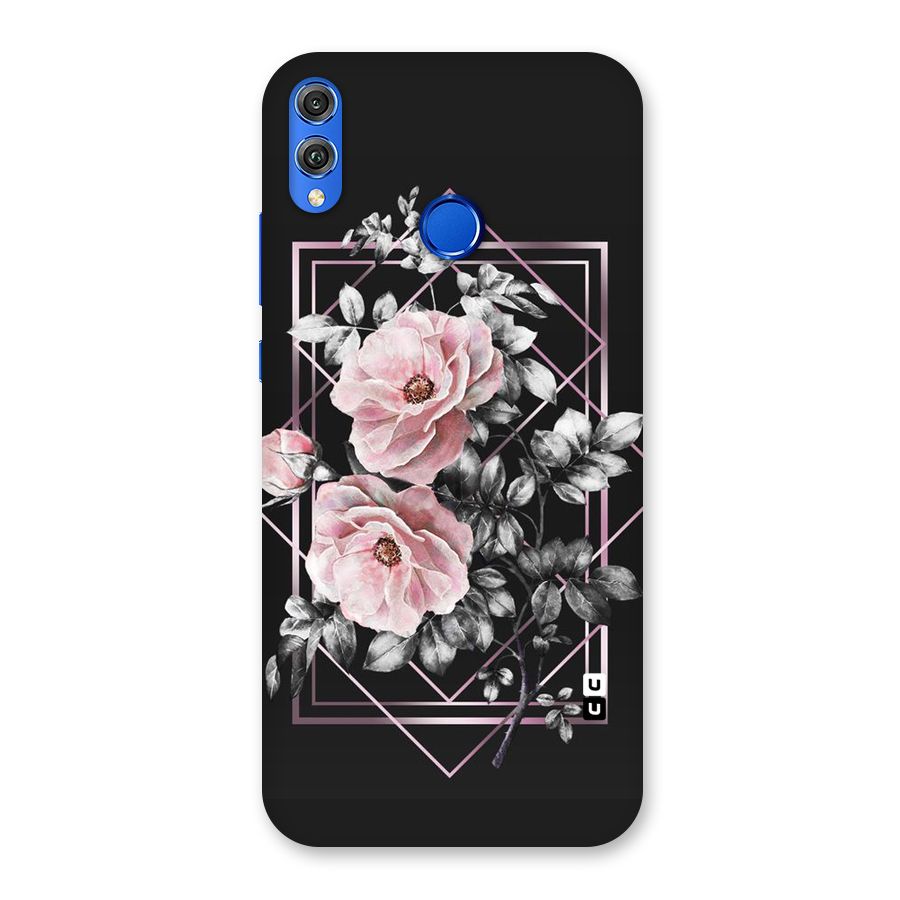 Beguilling Pink Floral Back Case for Honor 8X