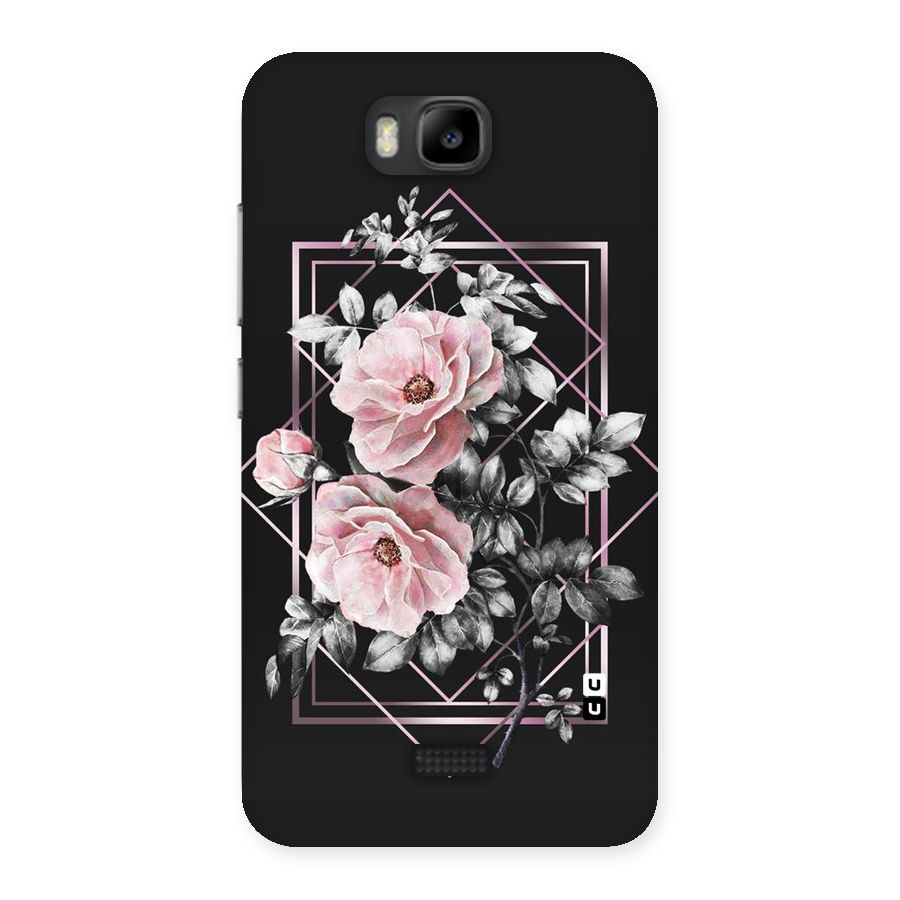 Beguilling Pink Floral Back Case for Honor Bee