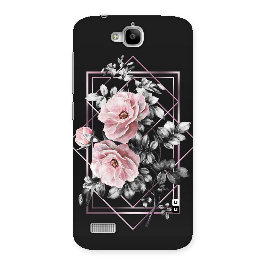 Beguilling Pink Floral Back Case for Honor Holly