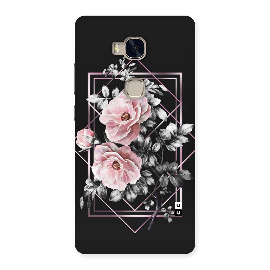 Beguilling Pink Floral Back Case for Huawei Honor 5X