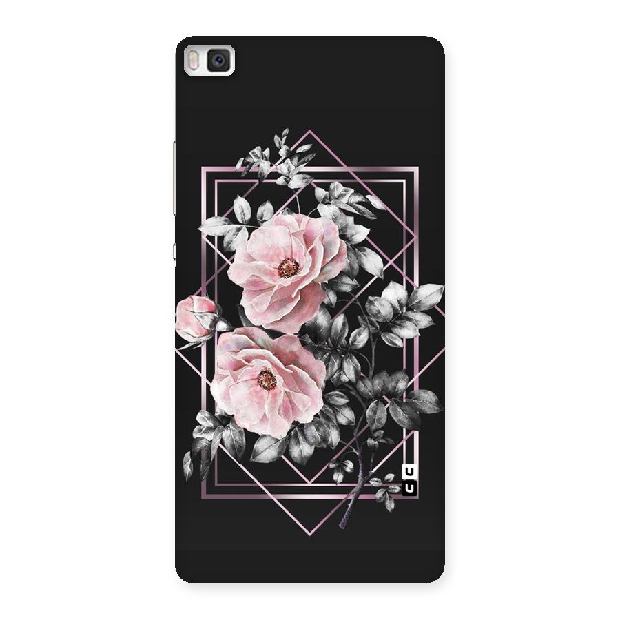 Beguilling Pink Floral Back Case for Huawei P8