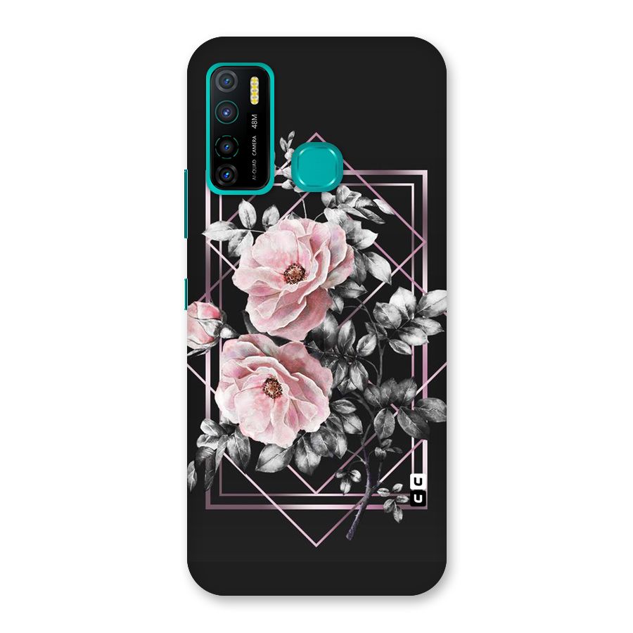 Beguilling Pink Floral Back Case for Infinix Hot 9 Pro
