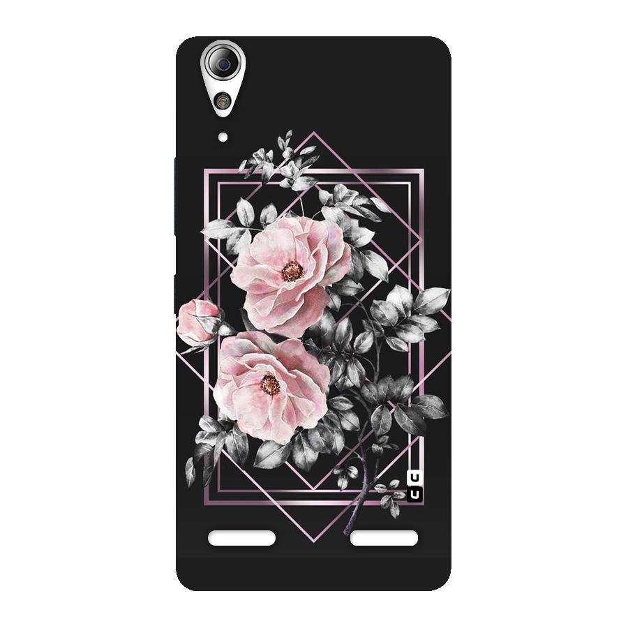 Beguilling Pink Floral Back Case for Lenovo A6000