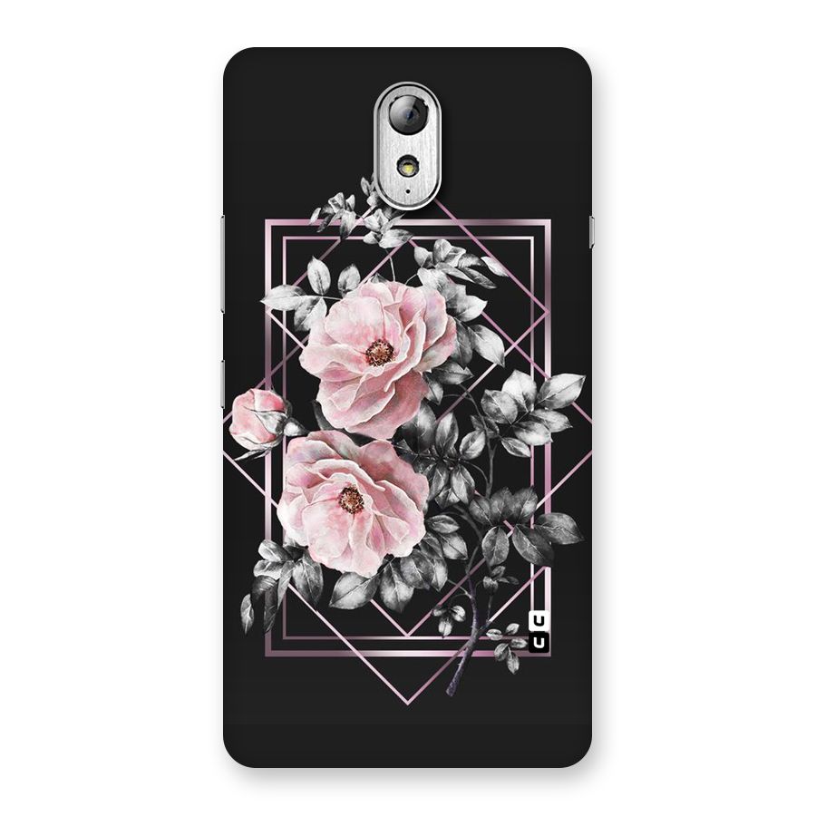 Beguilling Pink Floral Back Case for Lenovo Vibe P1M