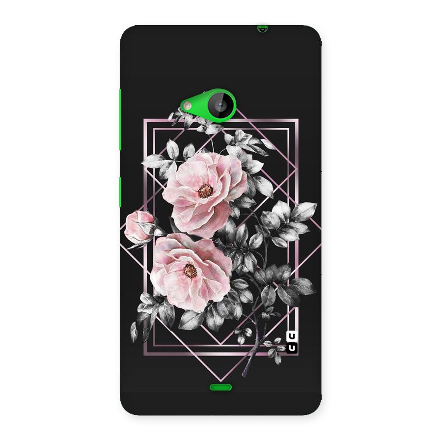 Beguilling Pink Floral Back Case for Lumia 535