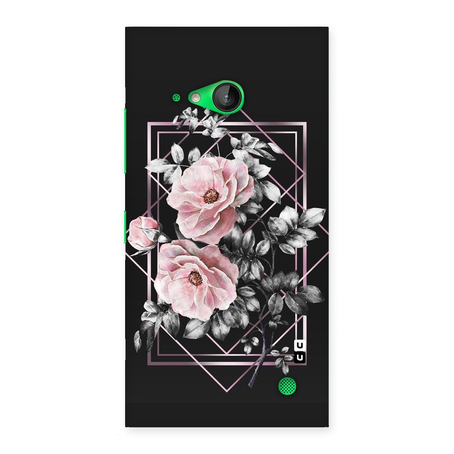 Beguilling Pink Floral Back Case for Lumia 730