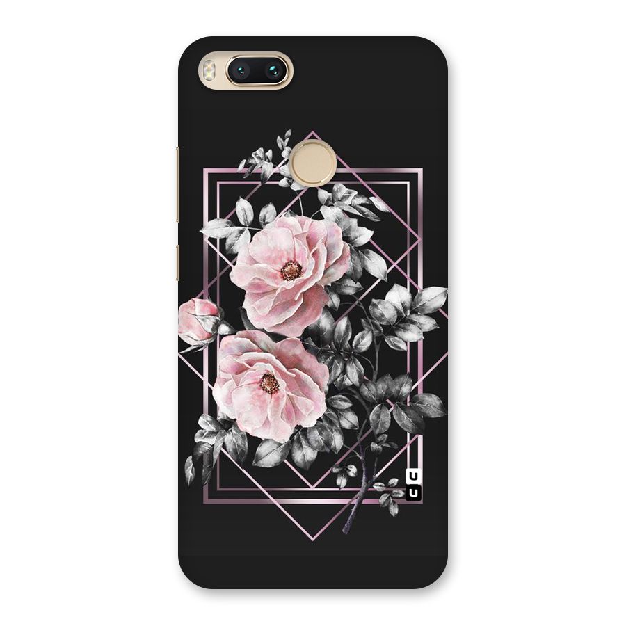 Beguilling Pink Floral Back Case for Mi A1