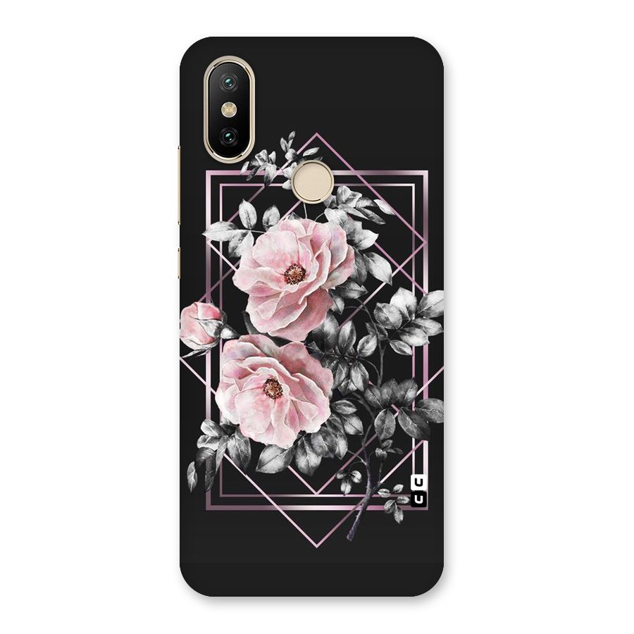 Beguilling Pink Floral Back Case for Mi A2