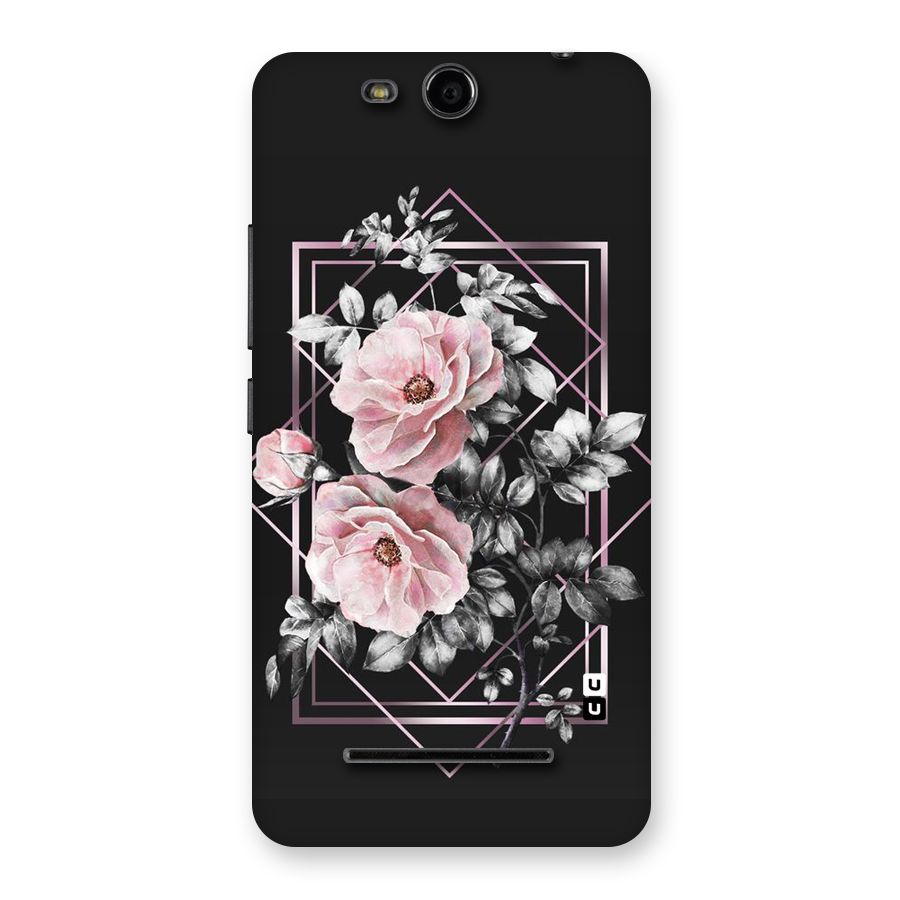 Beguilling Pink Floral Back Case for Micromax Canvas Juice 3 Q392