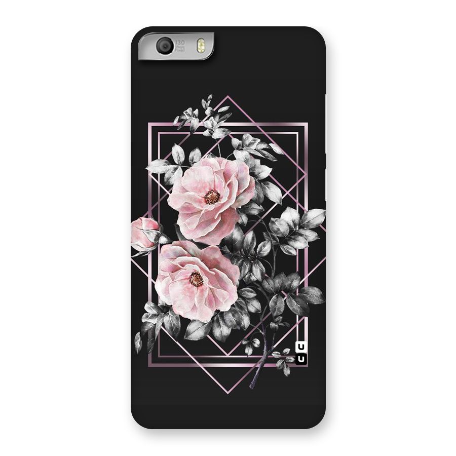 Beguilling Pink Floral Back Case for Micromax Canvas Knight 2