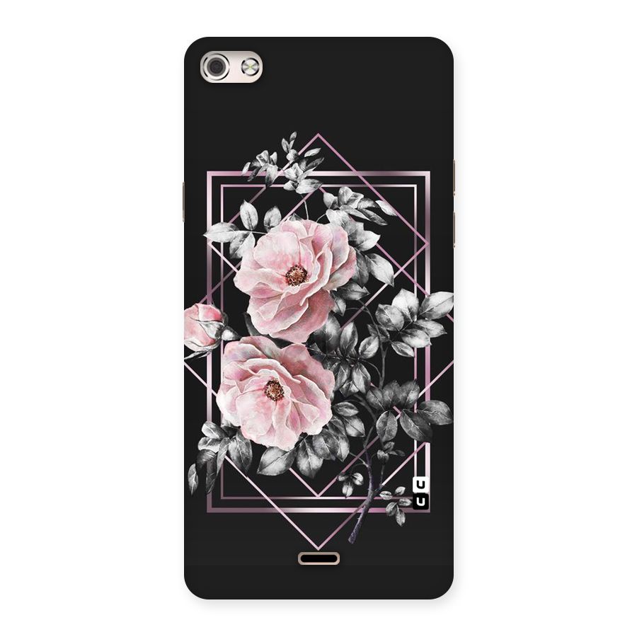 Beguilling Pink Floral Back Case for Micromax Canvas Silver 5